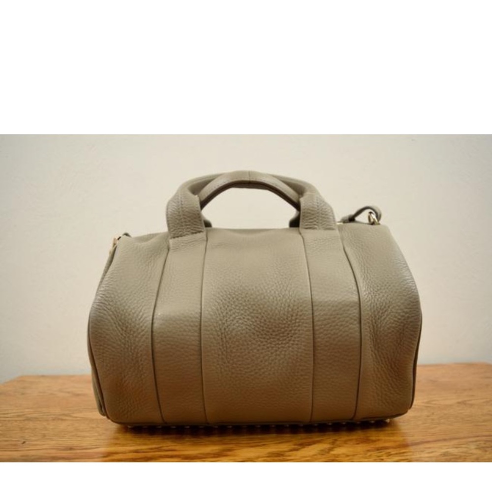 Alexander wang Rocco gold oyster leather satchel